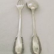 Couverts d’enfants en argent christofle