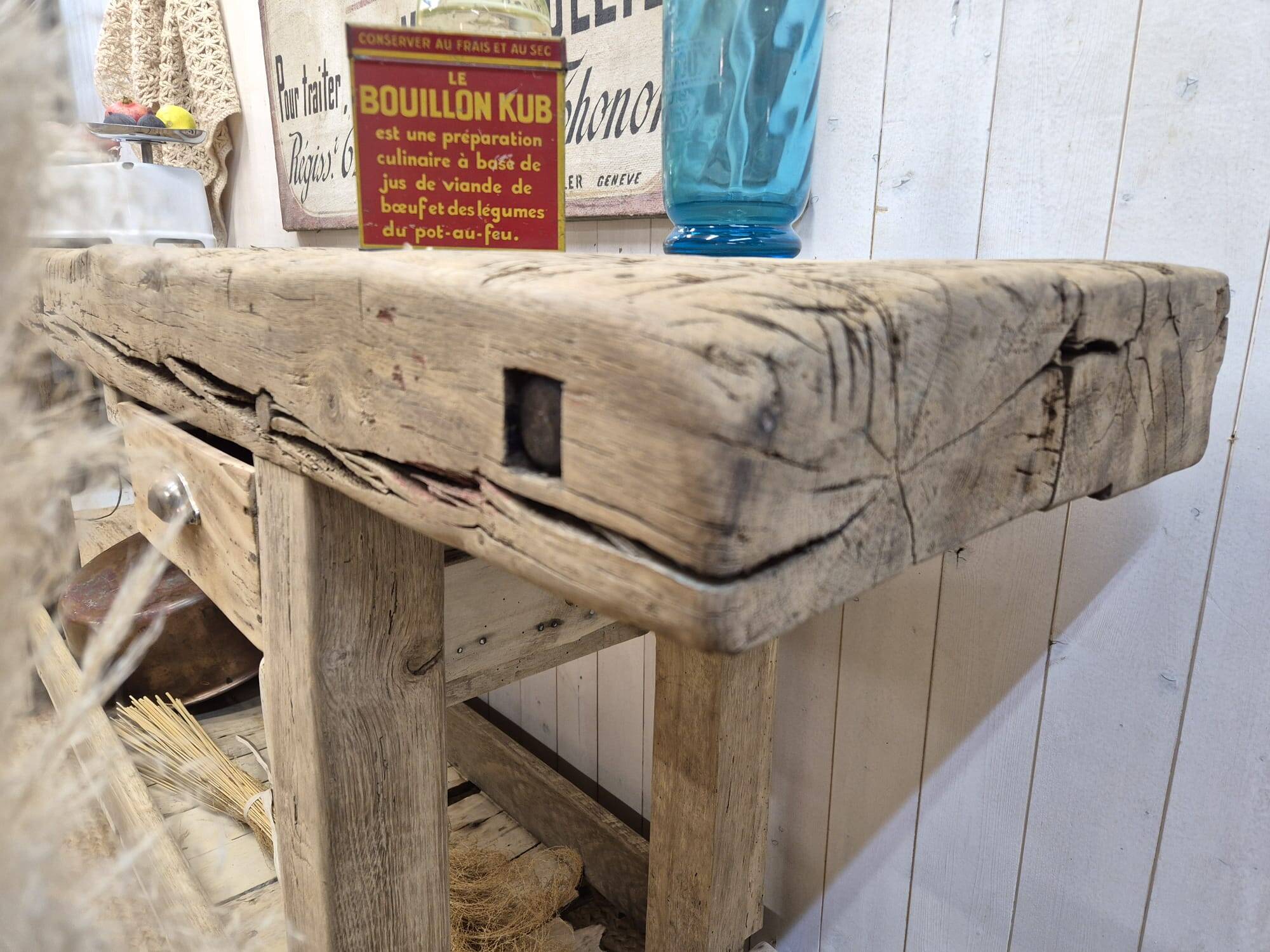 Old carpenter's workbench