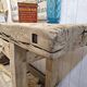 Old carpenter's workbench