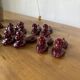 Red poodle ceramic knife holder