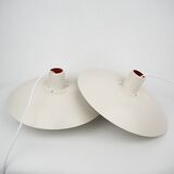 Pair of 2 vintage PH 4/3 lamps by Poul Henningsen, Louis Poulsen, 1966