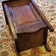 Small antique furniture rustic jam a door oak wood