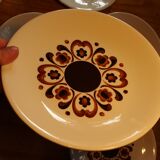 Lot of 10 vintage flat plates from the GIEN factory
