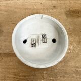 Vintage White Porcelain Ceiling Light, 1970s