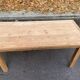 Renovated solid wood farmhouse dining table, 150cm