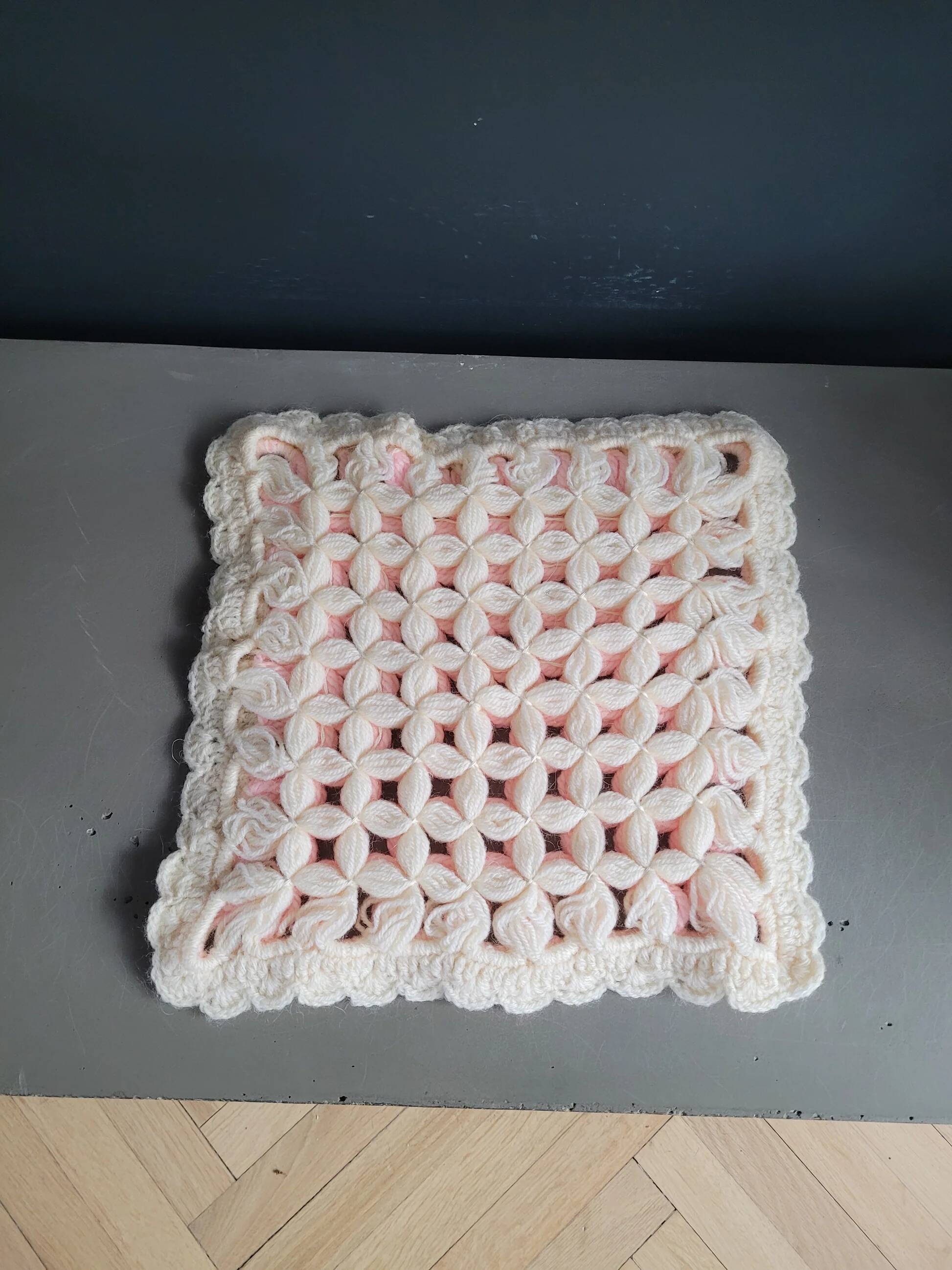 Housse de coussin en crochet 35x35