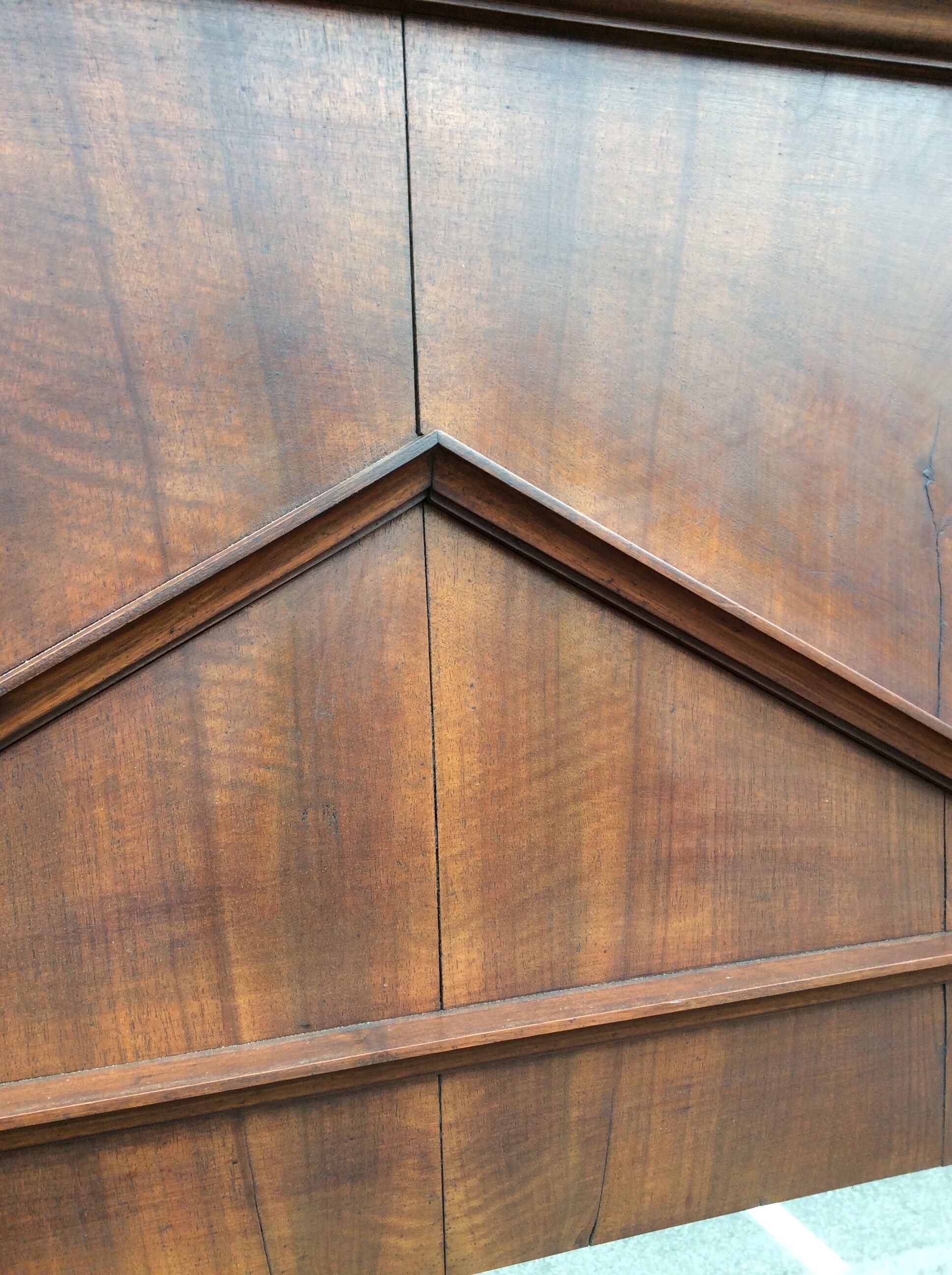 Mirror trumeau Empire biedermeir walnut - 170x100cm