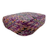 Pouf berbère fait main en laine 60 X 60 X 20 CM