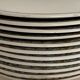 11 old Creil and Montereau dessert plates, Colbert service