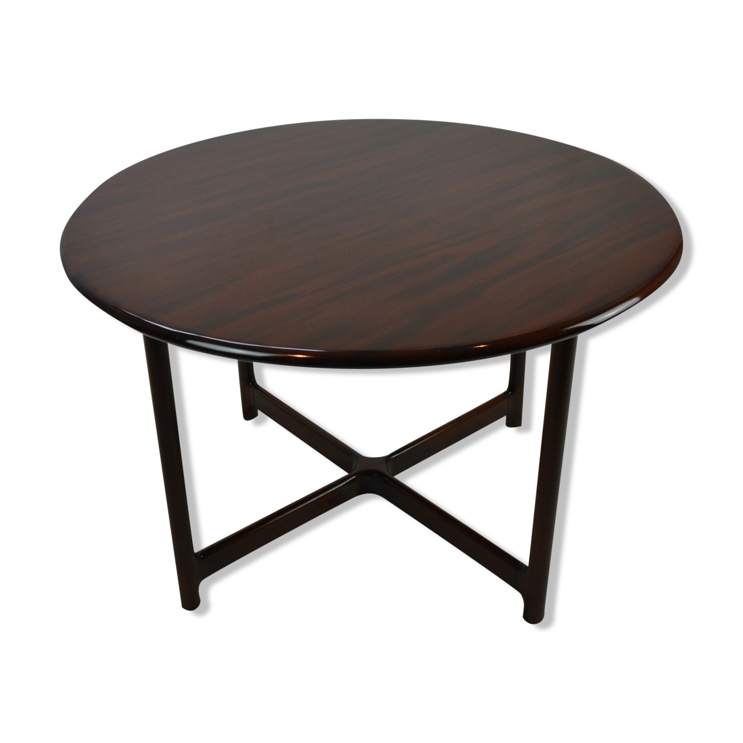 Arne Harvolsen mahogany coffee table for Rasmus Solberg