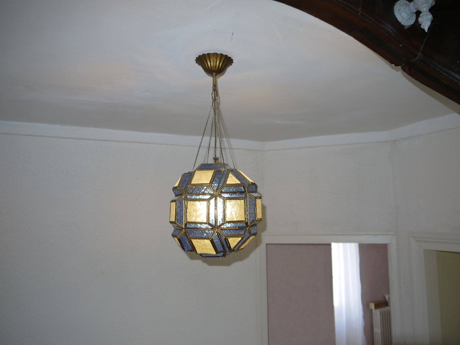 Octagonal chandelier