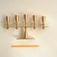 Rare mid-century modern brass candle hold from KARA Denmark 1960s.