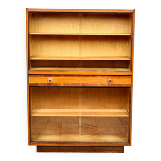 Art Deco Bookshelf, 1960s, Czechoslovakia