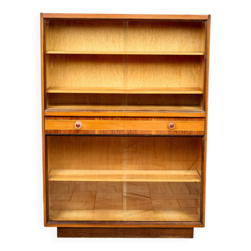 Art Deco Bookshelf, 1960s, Czechoslovakia