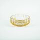 Pressed glass platter by Walther-Glas, geometric pattern, Germany, 1970s