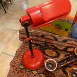 Ceramic lamp design red