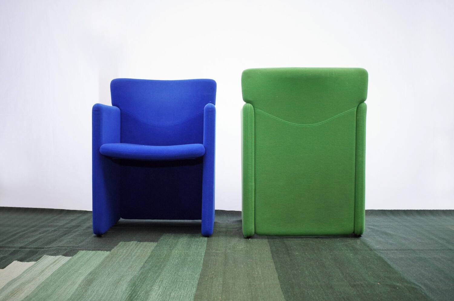 2 Chaises italiennes Fauteuil Centro Progetti Tecno Modèle S148