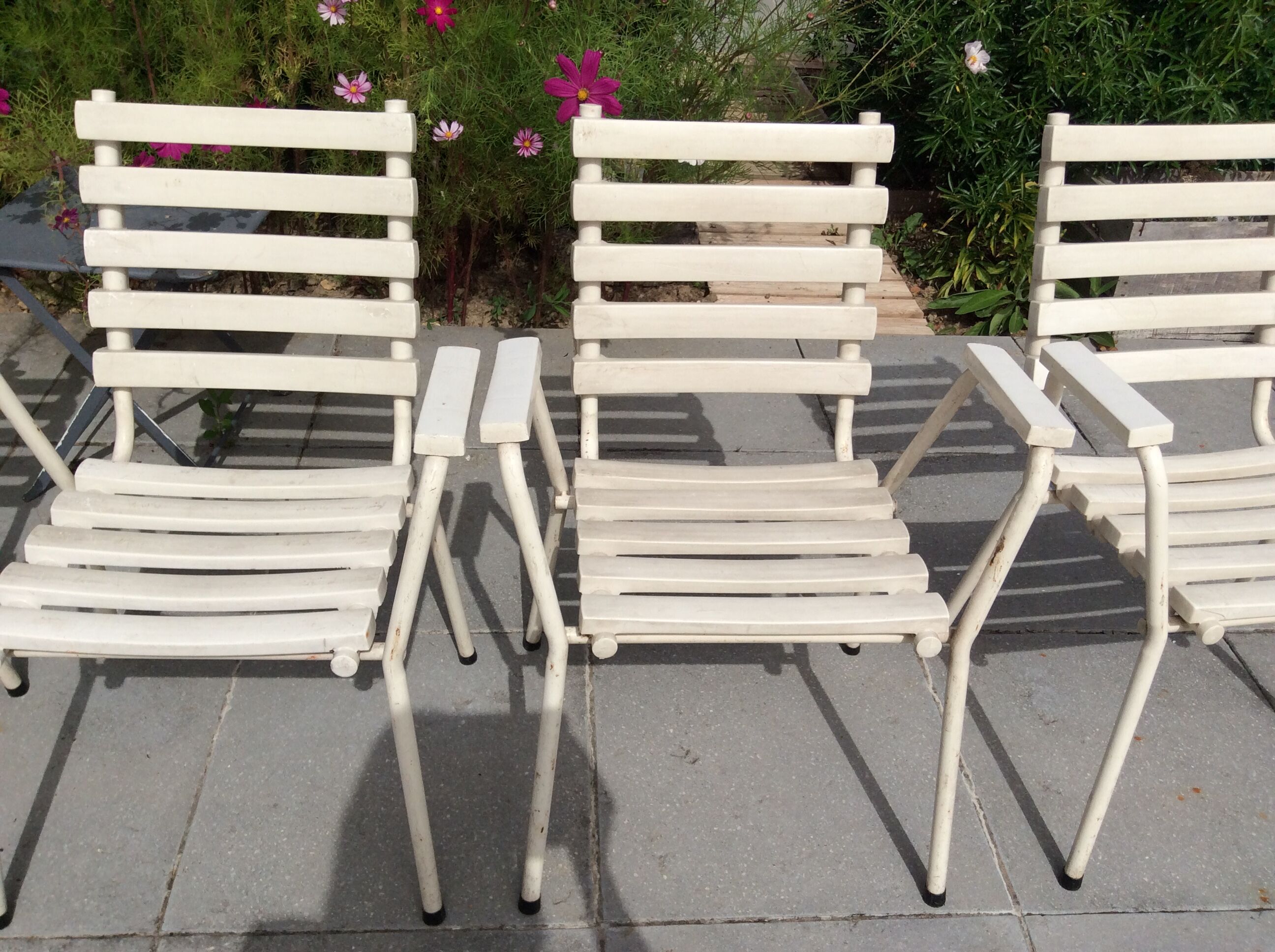 4 fauteuils de jardin