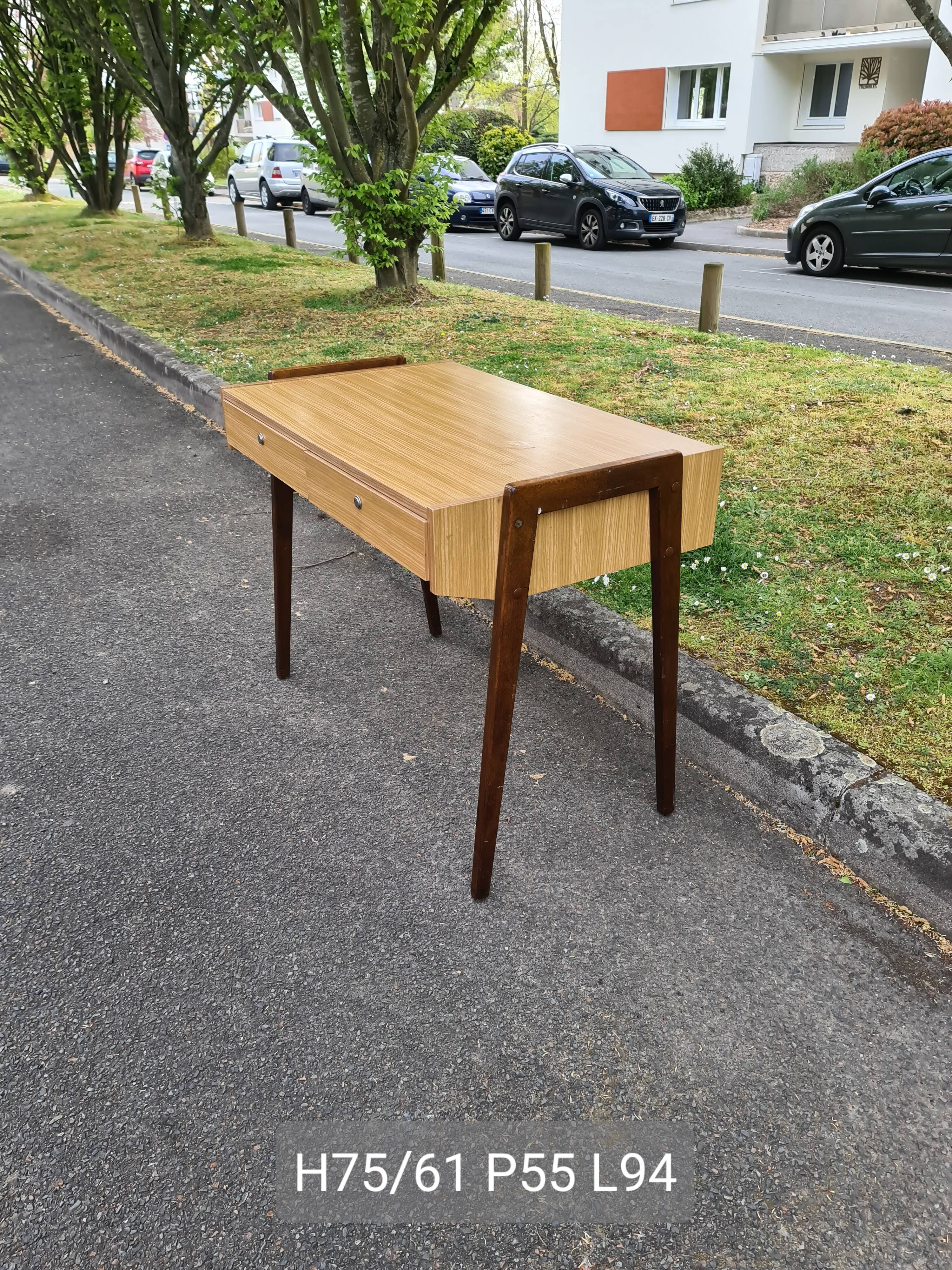 Vintage office 3K Mobel 1960 Scandinavian