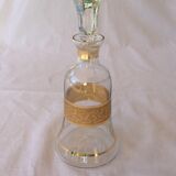 Vintage gold-plated bell-shaped carafe