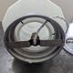 Vintage Skyscraper ceiling light, opaline glass table lamp, Bauhaus.