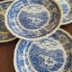 6 flat plates Burgenland blue Villeroy & Boch