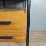 Vintage wood and iron desk