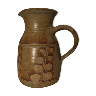 Herbarium ceramic pouring pitcher