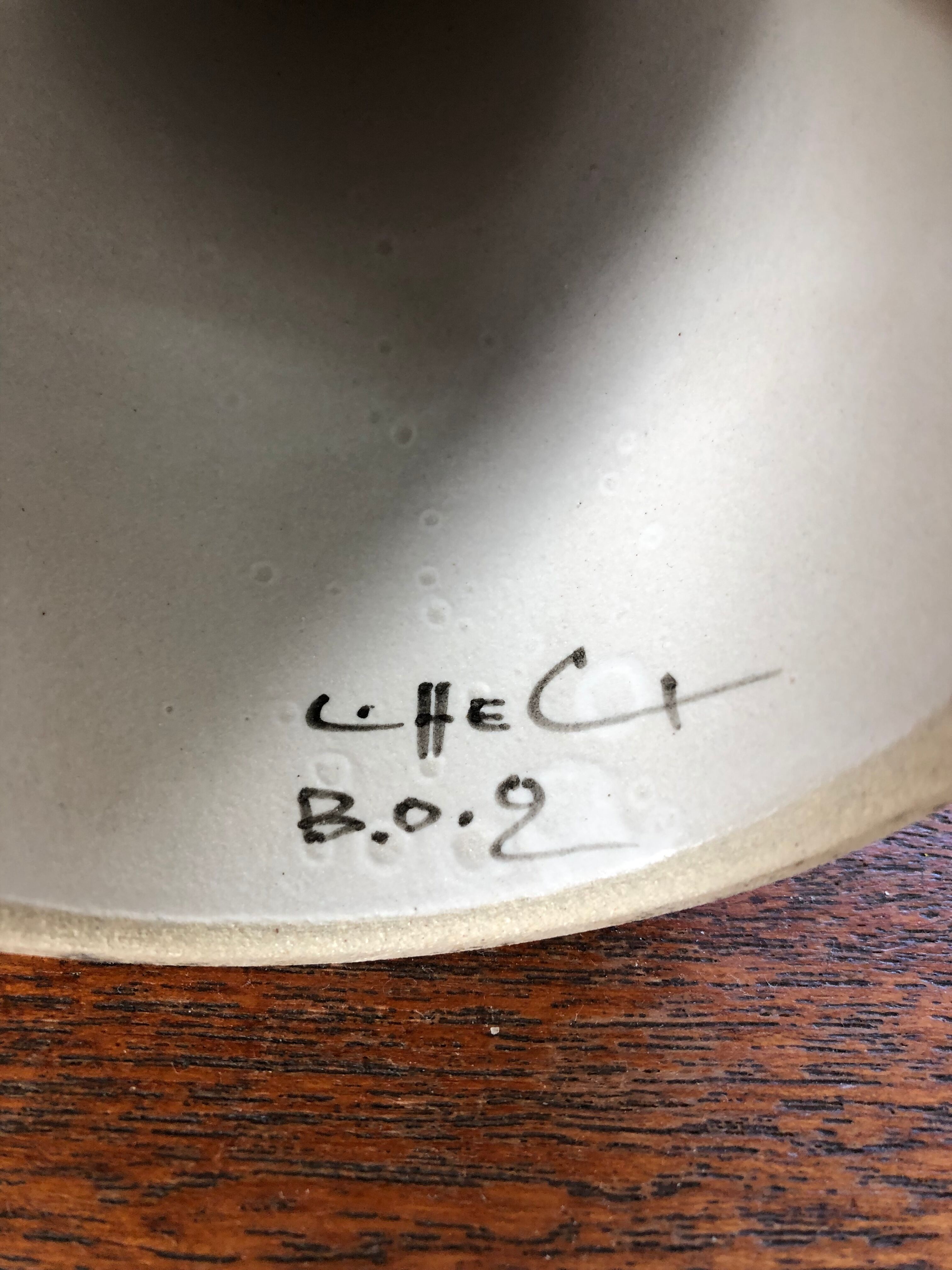 Quimper earthenware candle holder