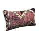 Handmade wool lumbar kilim pillow