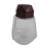 Saupoudreuse verre et bakelite  - art deco