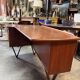 Boomerang desk double-sided by goran strand circa 1960 sweden