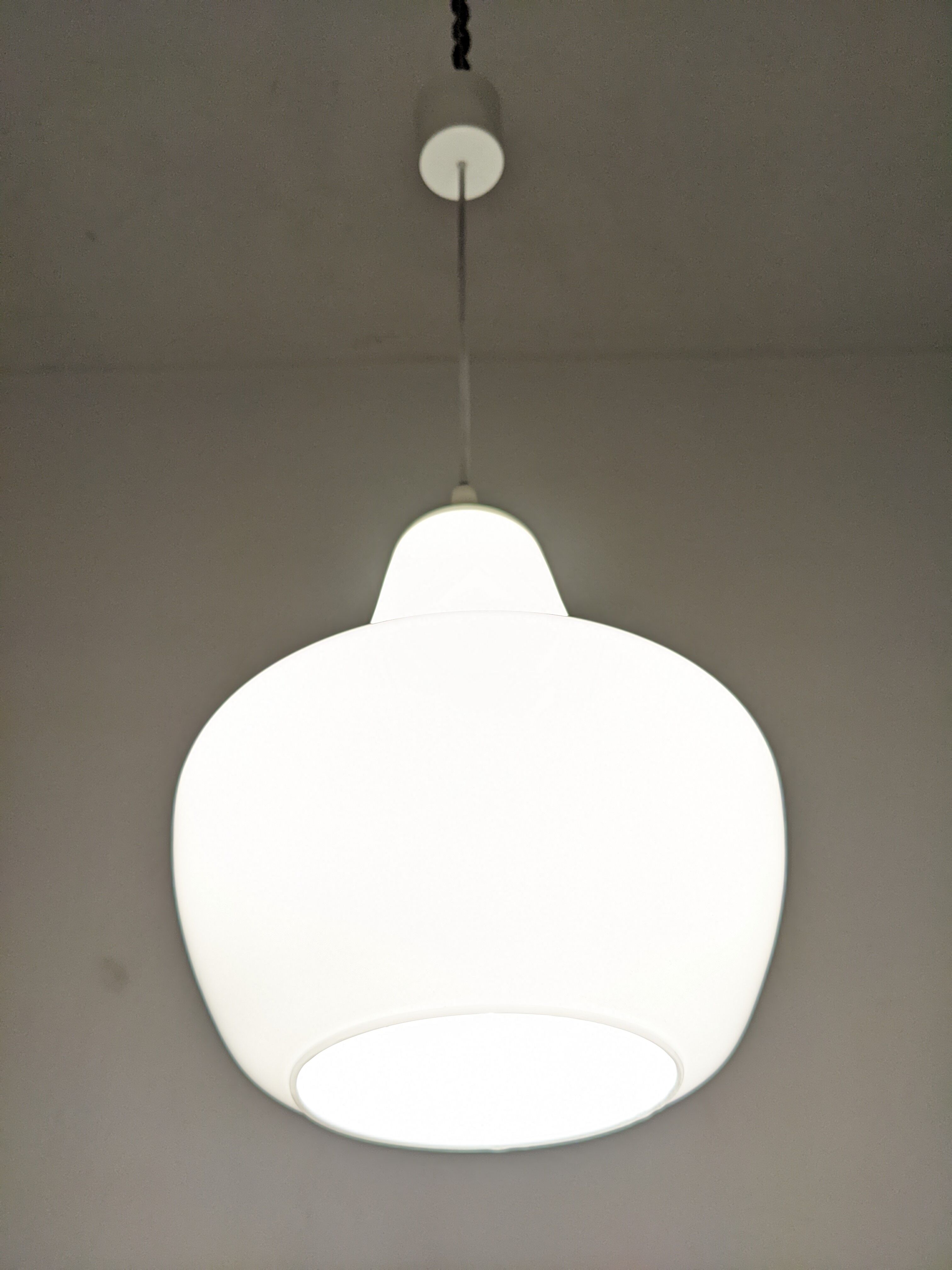 White opaline suspension from the 60s/70s
