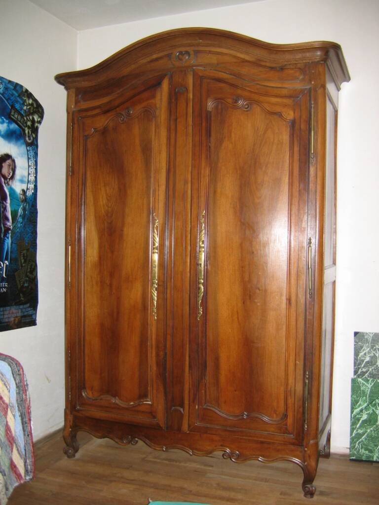 Walnut wardrobe