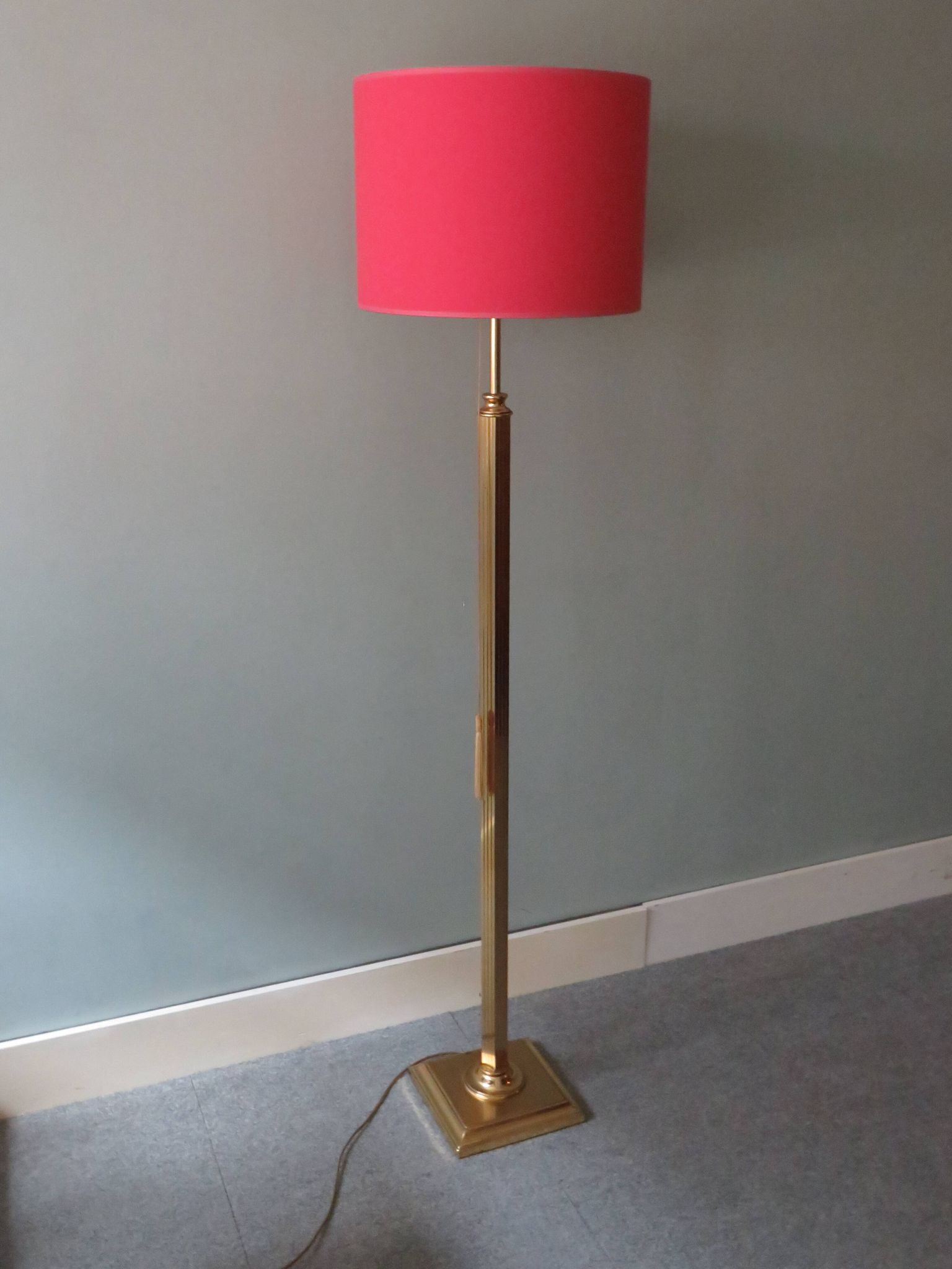 Brass lamppost, Hollywood Regency of the 1970s