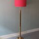 Brass lamppost, Hollywood Regency of the 1970s