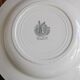 6 old mismatched deep plates Terre de Fer, glass and blue colors