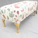Gp & j baker upholstered window seat/ foot stool