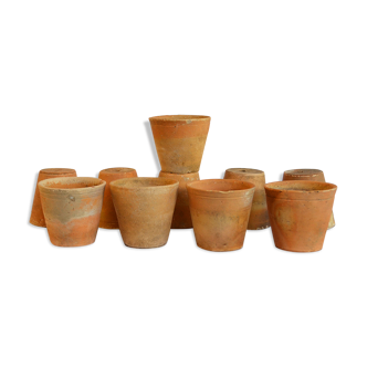 10 old seedling pots