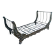 Bench, cast iron daybed, late 19th - early 20th century