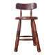 Antique wooden chair - oak - folk art - brutalist