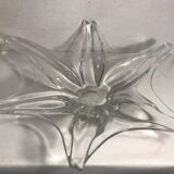 Former center of table crystal Lorraine France shape star vintage cup