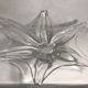 Former center of table crystal Lorraine France shape star vintage cup