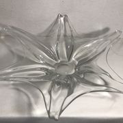 Former center of table crystal Lorraine France shape star vintage cup