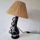 Lampe en céramique vintage