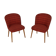 Set of upholstered chairs, 1960