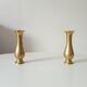 Vintage vase in gilded brass