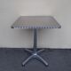 Table de bistrot aluminium extérieur jardin terrasse