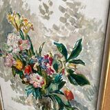 Large still life painting bouquet