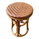 Tabouret vintage en rotin